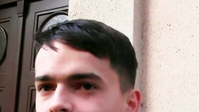 Twink goes down and sucks cameraman's dick in POV sex scene