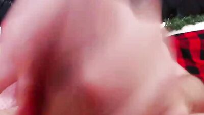 Naughty blonde guy is jerking off and jizzing for his horny fans