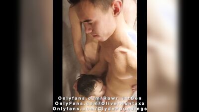 Three kinky roommates are fucking under the shower and in the bedroom