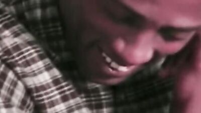 Horny black guys are stroking their big rods next to to each other