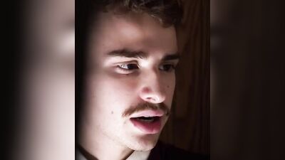 Sinful guy blows perverted priest and then rides his cock