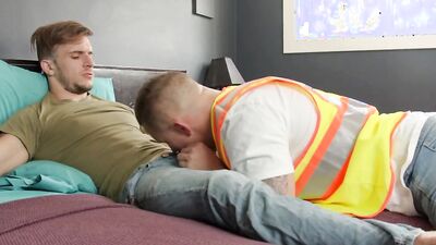 Two gay lads are having anal sex on the camera