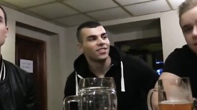 Czech guys are giving sloppy blowjobs after a few drinks