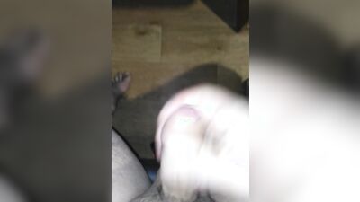 Kinky amateur dude films his small dick while jerking it