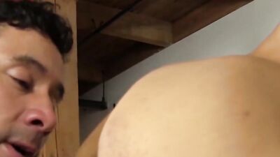 Guys blows big-dicked partner and fucks him in the ass deeply