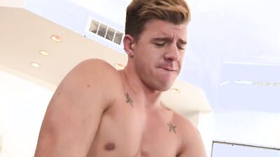 Brent Corrigan and his boyfriend are kissing and fucking with lust