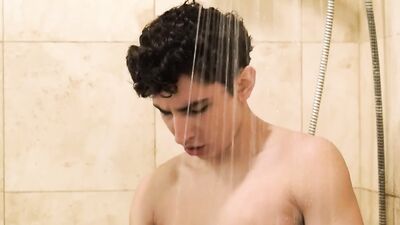 Horny gay chums are having anal sex under the shower