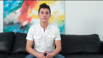 Twink makes sure to swallow after being fucked in the ass