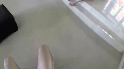 Horny cameraman is filming his fucker POV-style while taking cock