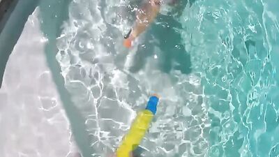 Horny cameraman is filming his fucker POV-style while taking cock