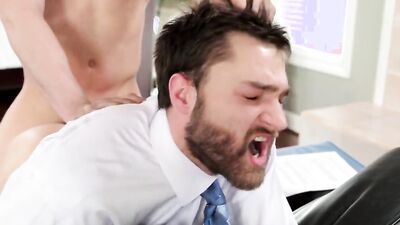 Co-workers are having raw sex after hard day in the office