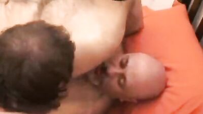 Buch of horny dudes are filing the action at gay orgy