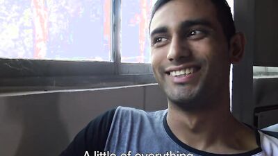 Gay casting couch candidate takes a hard cock in POV scene