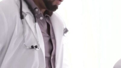 Doctor Michael Roman blows Jaxx Maxim and gives him some ass