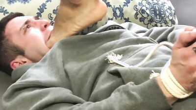 Big black cock is penetrating hairy white ass balls deep