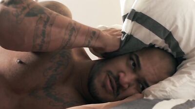 Three handsome bucks are fucking a lot in this raw gay 3some