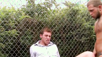 Connor Maguire, Carter Jacobs & Hayden Richards are fucking in the yard