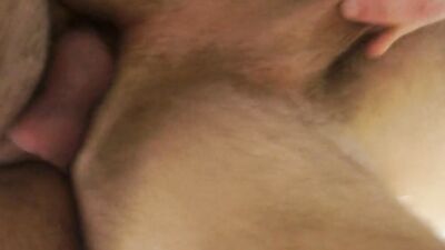 Amateur gay bloke are having sex after the hot shower