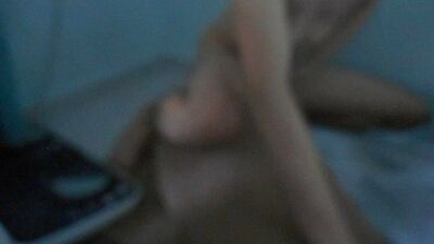 Amateur chap is filming himself while stroking his hard pecker