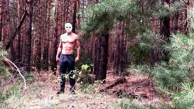 MONSTER FUCKED STUCK IN the FOREST - Russian Horror Porn
