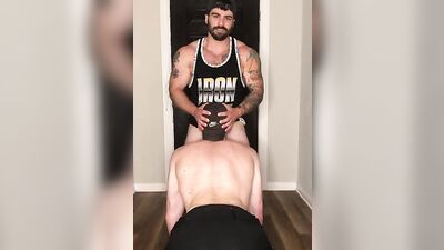 Masked bloke is sucking his roommate's prick in this homemade action