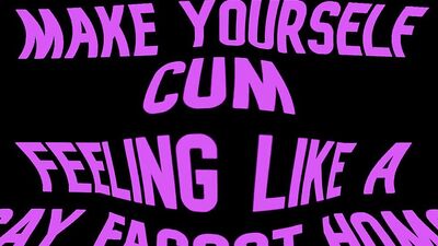 Sexy male voice is guiding you through a masturbation routine