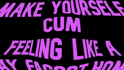 Sexy male voice is guiding you through a masturbation routine