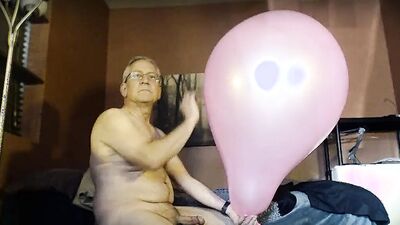 Balloonbanger 44) Squishy, Squeezy, Squeaky Balloon w Cum