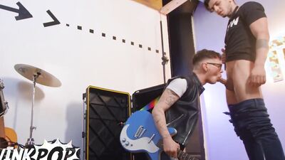 Twink Pop - Marco Bianchi tries to Impress Dex Parker with his Guitar & Deepthroating Skills
