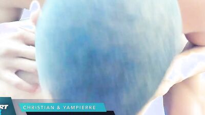 Christian and Yampierre on Flirt4Free - Hunks Spread each Other's Ass Waiting for you