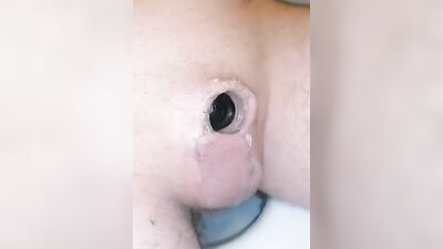 Naughty video of a guy stretching his micropenis and being naughty