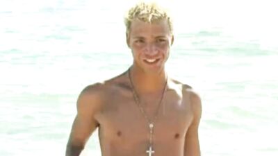 Blonde twink rims his boyfriend before being fucked in the ass