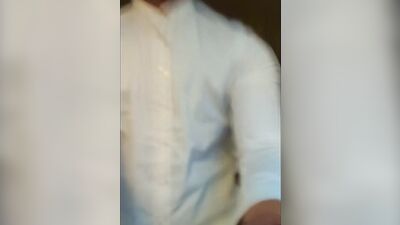 Handsome stud strips to tease with his ass and jerk off