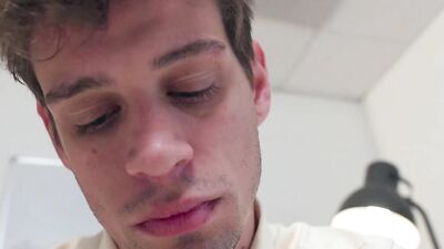Horny gay guy brings a mannequin to life and fucks his ass