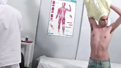 anal insertcion by doctor at the clinic for this sexy twink