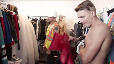 Jocks Try Out & Fuck In Halloween Costumes - NextDoorBuddies