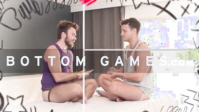Cute Missionary twink submits to a handsome stud for rough gay pounding