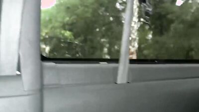 Straight guy blindfolded and fucked in the ass in a car