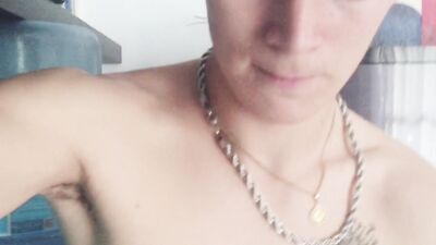 Handsome young guy with a killer body films himself teasing and jerking off before fucking
