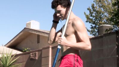 Dashing hunk blows and rims twink before drilling his ass