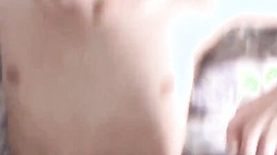 Nerdy twink with glasses fucked by a stud in the shower