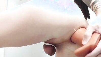 Compilation of cute and horny femboys jerking off and riding dildos