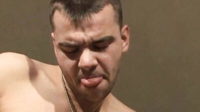 Hot young gay guy fucked in the ass after blowjobs with a stud