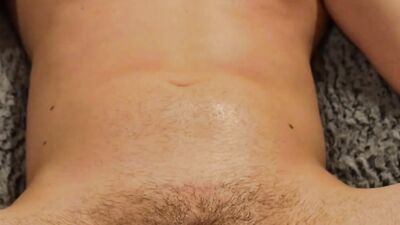 Amateur teases with his massive veiny dick and strokes it