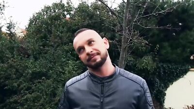 Handsome Czech dude found on the street and seduced into gay pounding