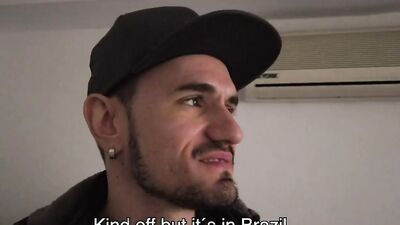 Inked deepthroats a guy before ramming his tight asshole hardcore
