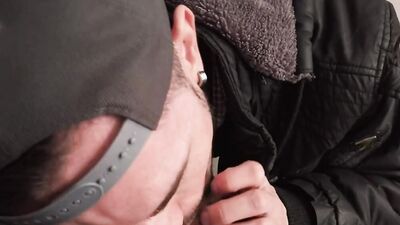 Inked deepthroats a guy before ramming his tight asshole hardcore