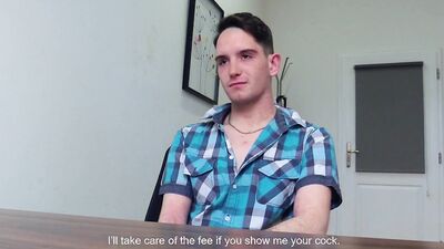 Kinky young dude comes for an interview and ends up railed