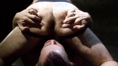 Muscular gay guys with sexy tattoos and piercings fuck hard