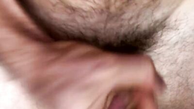 Muscular hunk shows his rock hard abs off and masturbates